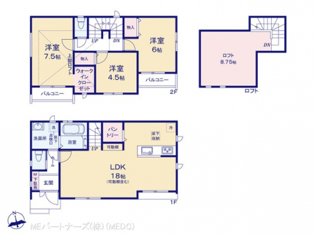 @Ԏ聟P`Floor plan`@}ʂƈقȂꍇ͌D