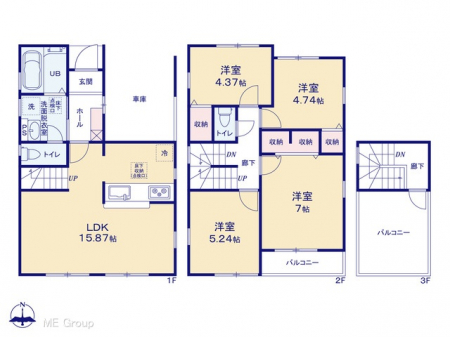 @Ԏ聟Q`Floor plan`@}ʂƈقȂꍇ͌D
