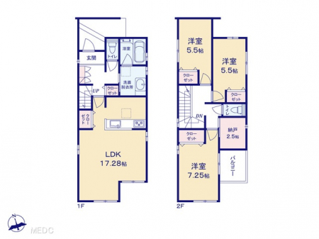 @Ԏ聟P`Floor plan`@}ʂƈقȂꍇ͌D