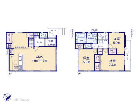 @Ԏ聟P`Floor plan`@}ʂƈقȂꍇ͌D