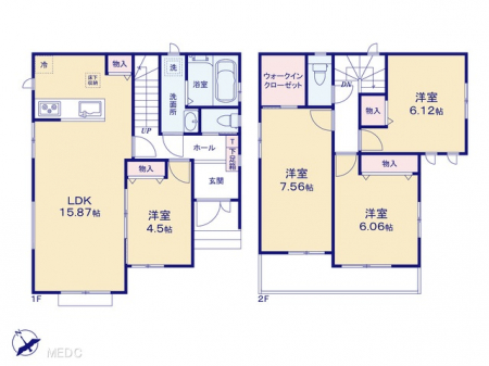 @Ԏ聟P`Floor plan`@}ʂƈقȂꍇ͌D