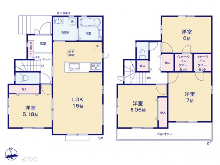 @Ԏ聟P`Floor plan`@}ʂƈقȂꍇ͌D