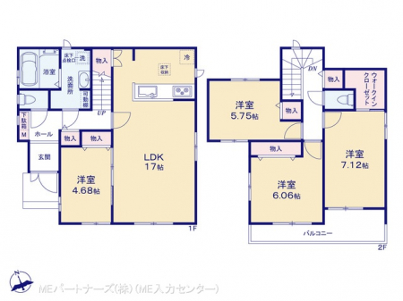 @Ԏ聟P`Floor plan`@}ʂƈقȂꍇ͌D