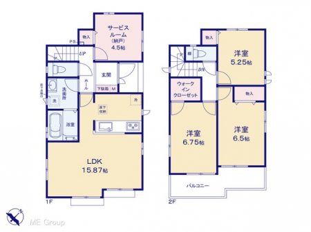 @Ԏ聟1-B`Floor plan`@}ʂƈقȂꍇ͌D