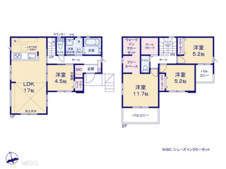@Ԏ`Floor plan`@}ʂƈقȂꍇ͌D