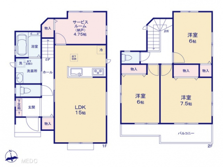 @Ԏ聟P`Floor plan`@}ʂƈقȂꍇ͌D