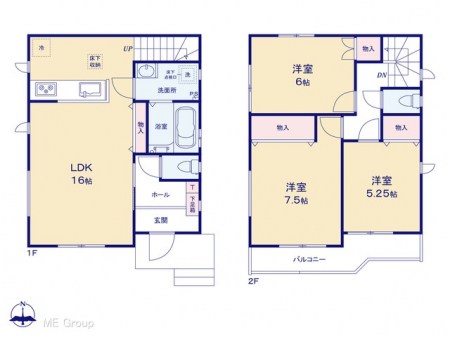 @Ԏ聟2`Floor plan`@}ʂƈقȂꍇ͌D
