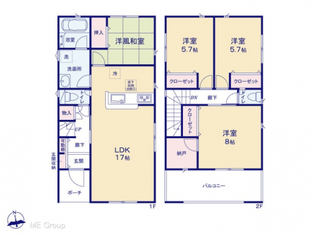 @Ԏ聟P`Floor plan`@}ʂƈقȂꍇ͌D