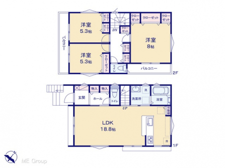 �@�Ԏ��`Floor plan�`�@�}�ʂƈقȂ�ꍇ�͌�����D��