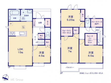 @Ԏ聟2-C`Floor plan`@}ʂƈقȂꍇ͌D