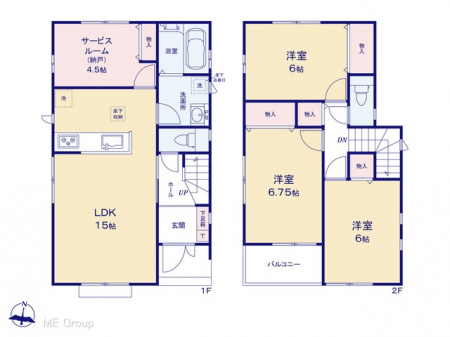 @Ԏ聟P`Floor plan`@}ʂƈقȂꍇ͌D