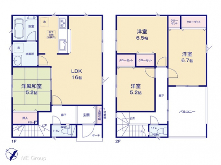 @Ԏ聟P`Floor plan`@}ʂƈقȂꍇ͌D