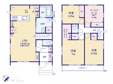 @Ԏ聟P`Floor plan`@}ʂƈقȂꍇ͌D