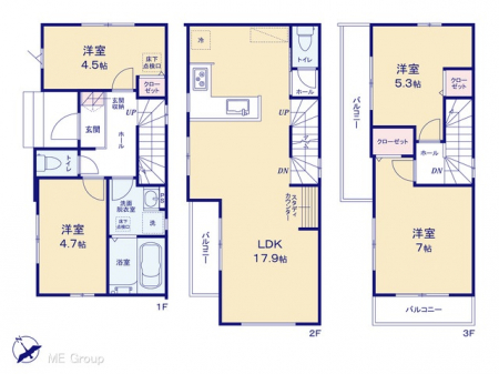 @Ԏ聟R`Floor plan`@}ʂƈقȂꍇ͌D