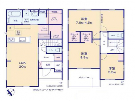 @Ԏ聟Q`Floor plan`  }ʂƈقȂꍇ͌Dv܂B