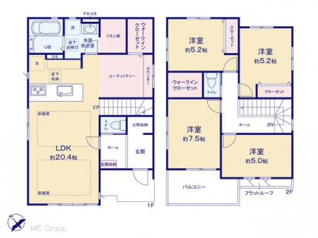 @Ԏ聟P`Floor plan`@}ʂƈقȂꍇ͌D