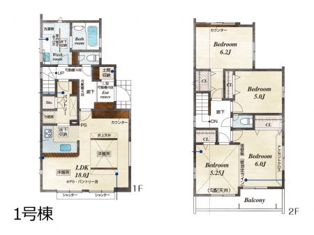@Ԏ聟1`Floor plan`  }ʂƈقȂꍇ͌Dv܂B