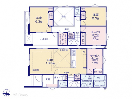 @Ԏ聟P`Floor plan`@}ʂƈقȂꍇ͌D
