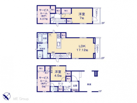 �@�Ԏ�聟D�������`Floor plan�`�@�}�ʂƈقȂ�ꍇ�͌�����D��