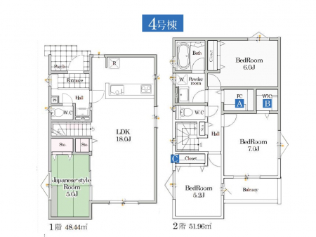 @Ԏ聟4`Floor plan`  }ʂƈقȂꍇ͌Dv܂B