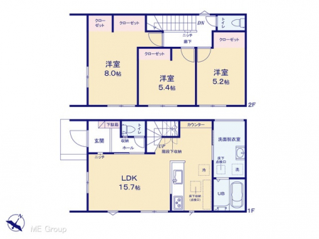 @Ԏ聟P`Floor plan`@}ʂƈقȂꍇ͌D