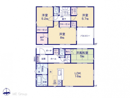 @Ԏ聟P`Floor plan`@}ʂƈقȂꍇ͌D
