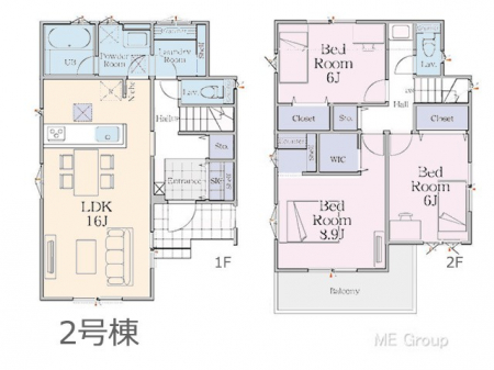 @Ԏ聟Q`Floor plan`  }ʂƈقȂꍇ͌Dv܂B