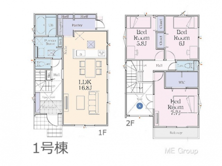@Ԏ聟P`Floor plan`  }ʂƈقȂꍇ͌Dv܂B