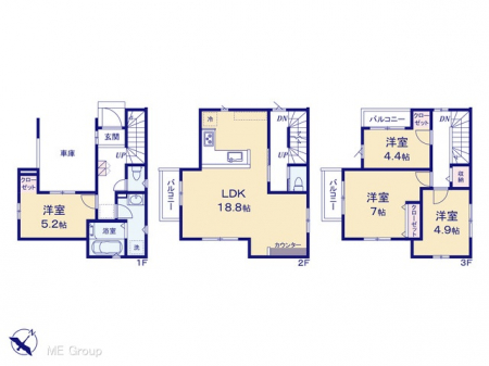 @Ԏ聟P`Floor plan`@}ʂƈقȂꍇ͌D