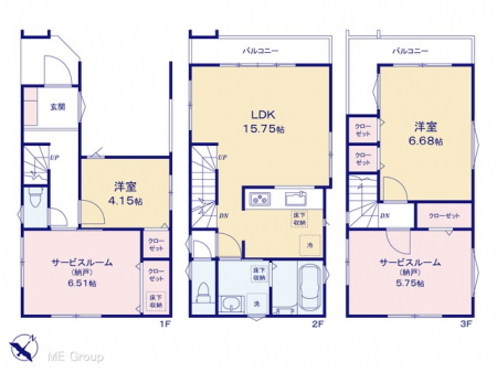 @Ԏ聟S`Floor plan`@}ʂƈقȂꍇ͌D