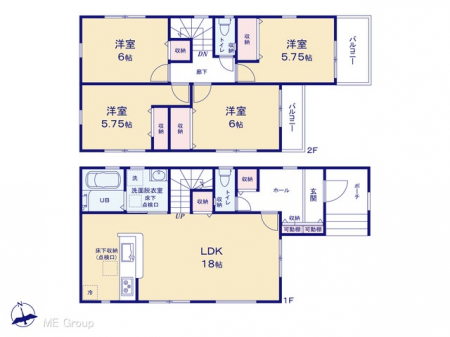 @Ԏ聟Q`Floor plan`  }ʂƈقȂꍇ͌D