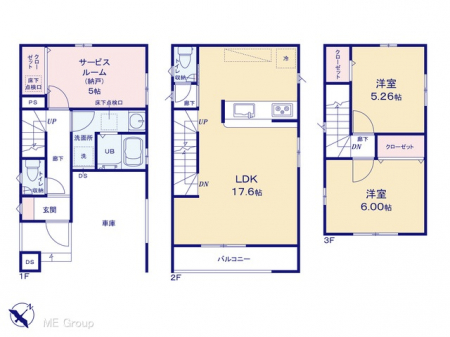 �@�Ԏ�聟�P�������`Floor plan�`�@�}�ʂƈقȂ�ꍇ�͌�����D��