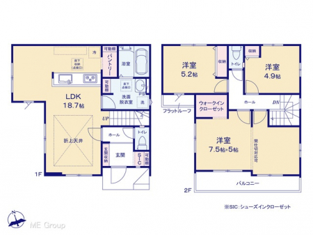 @Ԏ聟S`Floor plan`@}ʂƈقȂꍇ͌D