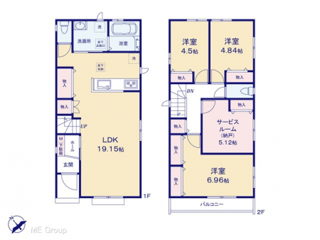 �@�Ԏ�聟�a�������`Floor plan�`  �}�ʂƈقȂ�ꍇ�͌�����D��v���܂��B