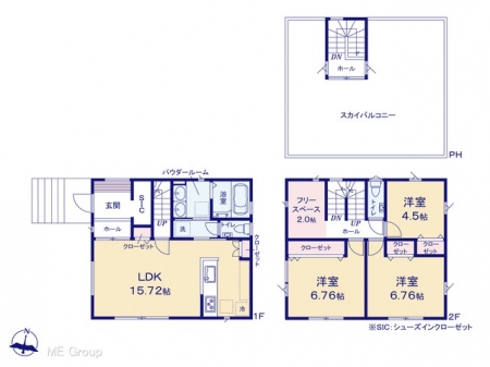 @Ԏ聟104`Floor plan`@}ʂƈقȂꍇ͌D