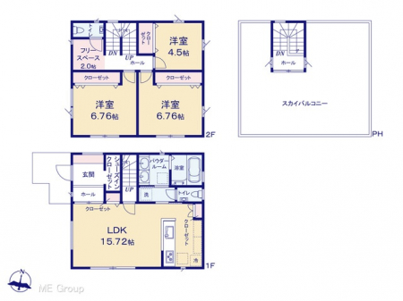 @Ԏ聟105`Floor plan`@}ʂƈقȂꍇ͌D