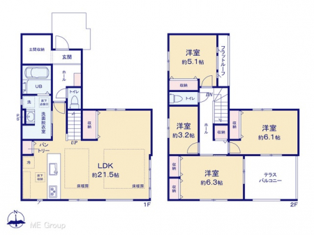 �@�Ԏ��`Floor plan�`�}�ʂƈقȂ�ꍇ�͌�����D��  