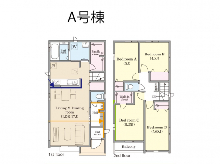 �@�Ԏ�聟A�������`Floor plan�`�@�}�ʂƈقȂ�ꍇ�͌�����D��v���܂��B
