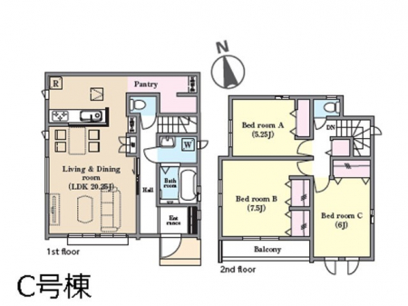 �@�Ԏ�聟C�������`Floor plan�`�@�}�ʂƈقȂ�ꍇ�͌�����D��v���܂��B
