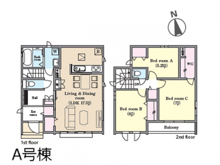�@�Ԏ�聟A�������`Floor plan�`�@�}�ʂƈقȂ�ꍇ�͌�����D��v���܂��B