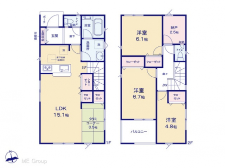 �@�Ԏ�聟�S�������`Floor plan�`�@�}�ʂƈقȂ�ꍇ�͌�����D��