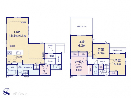 �@�Ԏ��`Floor plan�`�@�}�ʂƈقȂ�ꍇ�͌�����D��
