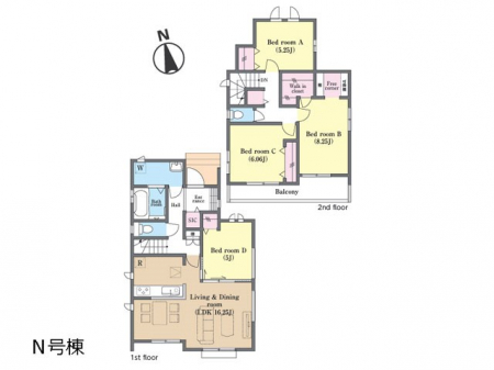 @Ԏ聟N`Floor plan`@}ʂƈقȂꍇ͌Dv܂B