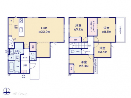@Ԏ聟P`Floor plan`@}ʂƈقȂꍇ͌D