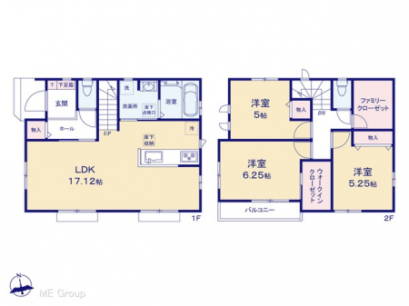 �@�Ԏ�聟�a�������`Floor plan�`  �}�ʂƈقȂ�ꍇ�͌�����D��v���܂��B