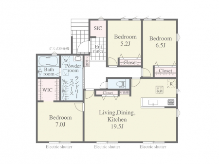 �@�Ԏ��`Floor plan�`�@�}�ʂƈقȂ�ꍇ�͌�����D��v���܂��B