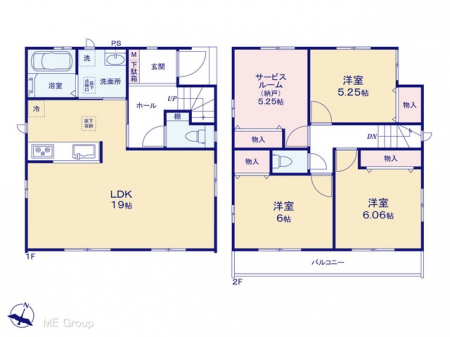 �@�Ԏ�聟F�������`Floor plan�`�@�}�ʂƈقȂ�ꍇ�͌�����D��