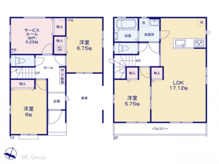 �@�Ԏ�聟E�������`Floor plan�`�@�}�ʂƈقȂ�ꍇ�͌�����D��