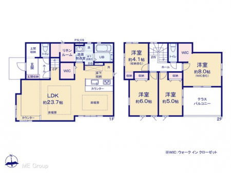 �@�Ԏ��`Floor plan�`�@�}�ʂƈقȂ�ꍇ�͌�����D��