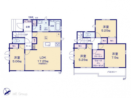 �@�Ԏ��`Floor plan�`  �}�ʂƈقȂ�ꍇ�͌�����D��v���܂��B